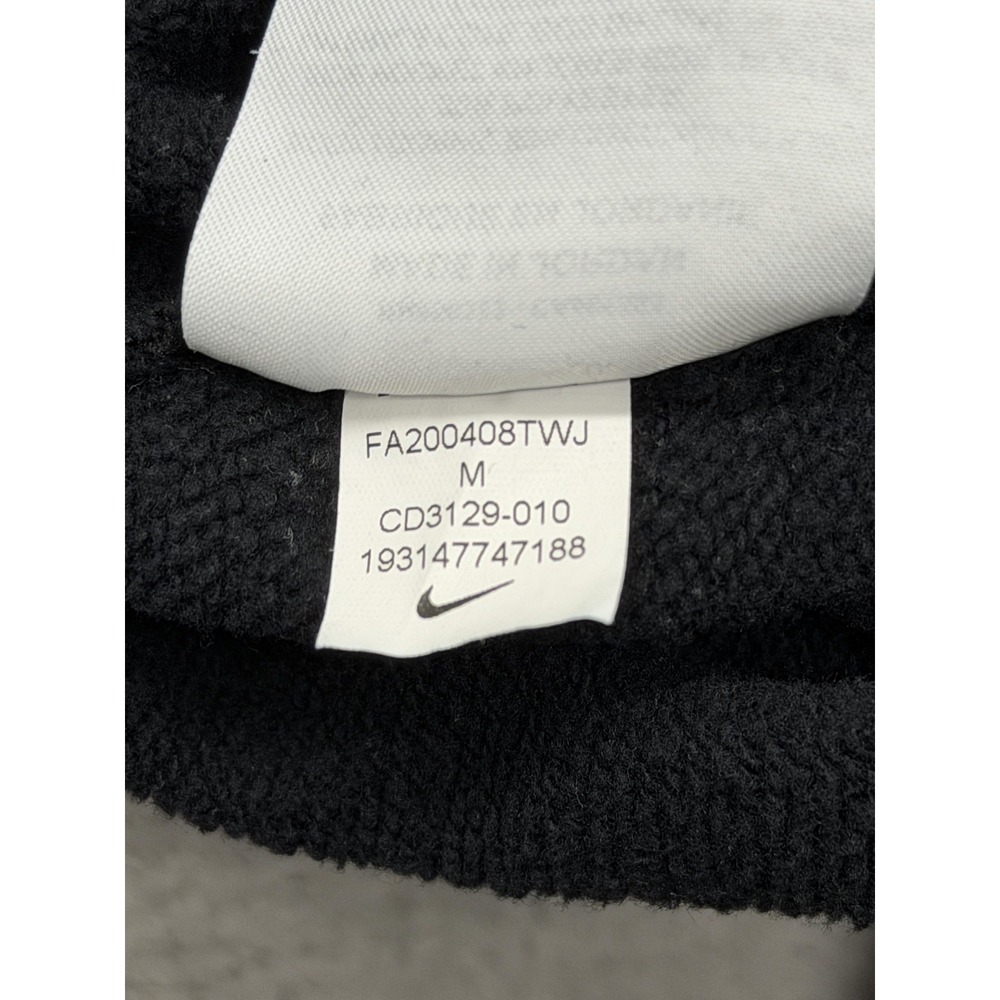 Nike Pants Mens Medium Black Jogger Fleece Cargo Elastic Waist CD3129-010 - Picture 11 of 16